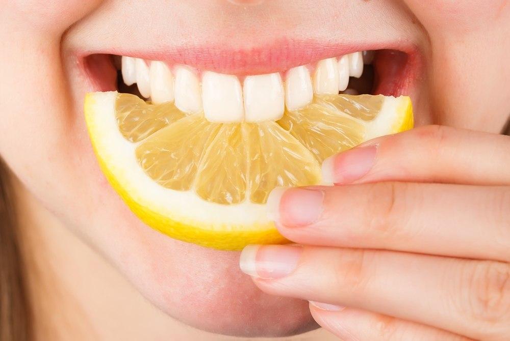 سلامت دندان ها با لیمو ترش