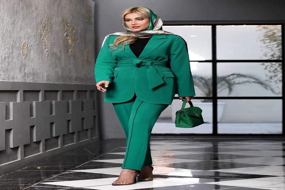 لباس مجلسی زمستانی برای فرم بدن مستطیلی